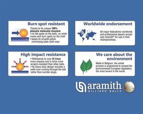img 1 attached to ⚪ Superior Aramith Tournament Billiard Pool Balls - 2 1/4" - Unmatched Performance and Durability