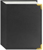 pioneer photo albums 100 pocket gray leatherette cover photo album with brass corner accents for 4x6-inch prints logo