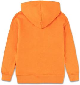 img 3 attached to DEESPACE Kangaroo Boys' Brushed Fleece Sweatshirt: Fashionable Hoodies & Sweatshirts for Trendy Boys