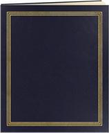 📘 pioneer jumbo 11.75x14 beige page scrapbook – 100 pages (50 sheets) – navy blue logo