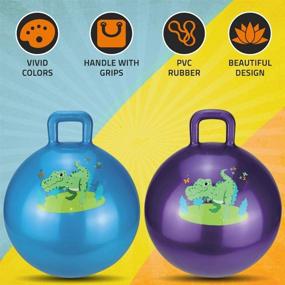 img 1 attached to 🌈 Enhance Outdoor Fun with RIGMA Hopper Ball: A Must-Have Addition for Adventurous Activities