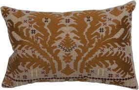 img 4 attached to 🌵 Southwest-Inspired Lumbar Throw Embroidered Design Pillow - Creative Co-Op, Multicolored (14"x9")