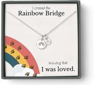 forever in our hearts: rainbow bridge pet memorial necklace & sympathy gifts for dogs and cats logo