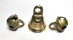 img 1 attached to AzKrafts Pack of 40 Brass Bells: Unique Combo for Home Decor, Crafts, Christmas, and Pet Bells