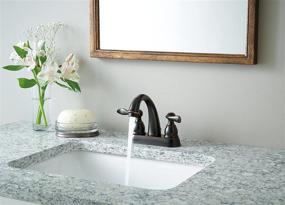 img 3 attached to 💧 Windemere B2596LF OB: Sleek 2 Handle Centerset Bathroom Faucet for an Elegant Upgrade