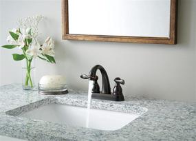 img 2 attached to 💧 Windemere B2596LF OB: Sleek 2 Handle Centerset Bathroom Faucet for an Elegant Upgrade