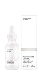 img 1 attached to 🌟 Niacinamide Zinc Serum for Face - Reduces Pores + 30ml USA Skin Care