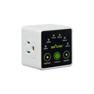 🕒 bn-link smart digital countdown timer: reliable 3-prong outlet for lamps, light, and home appliances, 15a/1875w ½ hp etl listed logo