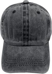 img 3 attached to Waldeal Adjustable Baseball Cap 🧢 for Toddlers - Distressed Boys' Accessory