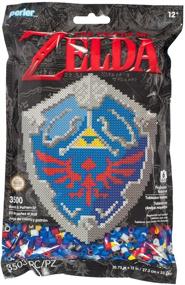 img 3 attached to 🛡️ Perler Nintendo's The Legend of Zelda Hylian Shield Pattern and Fuse Bead Kit - Create Your Own Epic Shield Artwork!