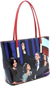 img 3 attached to 👜 Michelle Printed Handbags & Wallets: Perfectly Coordinated Women's Tote Collection!