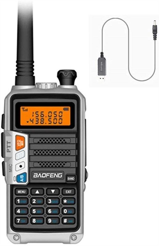 Radtel UV-860 (UV-5R Newest Gen) 8 Watts Dual Band Rechargeable Long ...