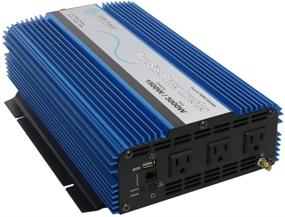 img 3 attached to 💡 AIMS Power PWRI150048S: 48V Pure Sine Inverter - 1500W Continuous Power, Surge Power, USB Port, Triple AC Receptacles