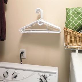 img 3 attached to 🧺 Evelots Hanger Organizer - 50 Each - Wall/Free Standing - Laundry/Closet - Set of 2