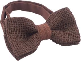 img 3 attached to 🎩 Hessian House Pre-Tied Bow Tie - Stylish Men's Accessories for Dapper Looks