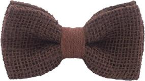 img 4 attached to 🎩 Hessian House Pre-Tied Bow Tie - Stylish Men's Accessories for Dapper Looks