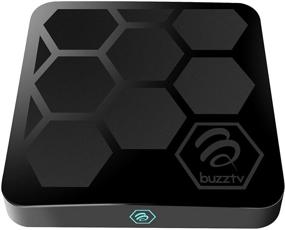 img 2 attached to 📺 BuzzTV XRS4000 - Android 9.0 IPTV Set-Top Box with IR-100 Remote - Enhanced Performance- 4K Ultra HD - 4GB RAM 32GB Storage - Advanced Graphics Processor - Dual Band WiFi