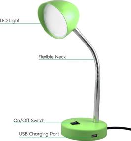 img 1 attached to MaxLite LED Desk Lamp With USB Charging Port