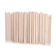 adecco llc orange sticks for nails, wooden 🍊 cuticle sticks, manicure & pedicure tool 110mm (pack of 50) logo