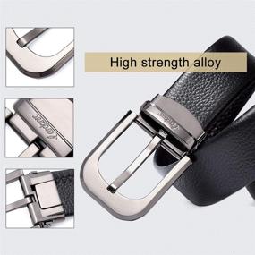 img 1 attached to CARDANRO Genuine Leather Single Elegant Men's Accessories and Belts