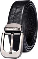 cardanro genuine leather single elegant men's accessories and belts logo