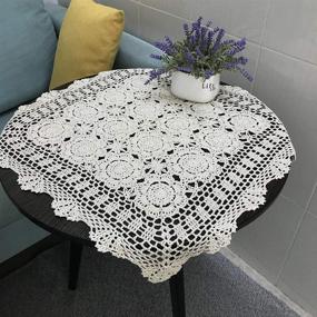 img 1 attached to Hetao Handmade Crochet Tablecloth Doilies Food Service Equipment & Supplies