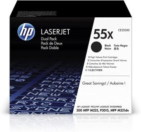 img 4 attached to 🖨️ High Yield HP 55X CE255XD Toner Cartridges in Black for HP LaserJet Enterprise 525, P3015, and HP LaserJet Pro M521