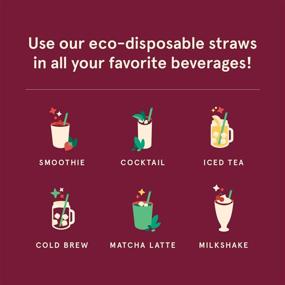 img 2 attached to 🌱 SB Organics Eco-Friendly Paper Drinking Straws - Biodegradable & Compostable for Parties, Birthdays, Weddings - 200-Pack