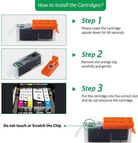 img 3 attached to 🖨️ High Yield Supricolor PGI-270XL CLI-271XL Ink Cartridges, 6-Pack Compatible with PIXMA TS8020, PIXMA TS9020, PIXMA MG7720 Printer (with Gray)