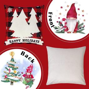 img 2 attached to Acerich Christmas Pillow Farmhouse Cushion