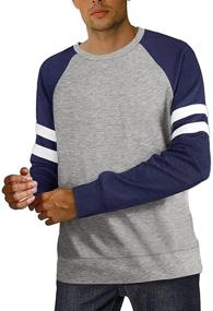 img 1 attached to Sleeve Shirts Lightweight Pullover Sweatshirts Men's Clothing in Active