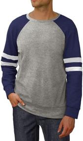 img 3 attached to Sleeve Shirts Lightweight Pullover Sweatshirts Men's Clothing in Active