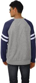 img 2 attached to Sleeve Shirts Lightweight Pullover Sweatshirts Men's Clothing in Active