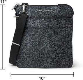 img 1 attached to 🔒 Secure your valuables with Baggallini Anti-Theft Harbor Crossbody Charcoal Women's Handbags & Wallets