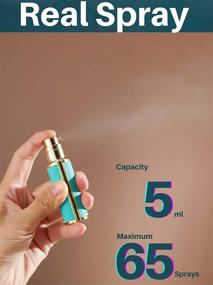 img 1 attached to UULANFA Refillable Atomizer Portable G Brown