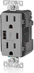 img 3 attached to Leviton T5633 GY Resistant Charger Receptacle