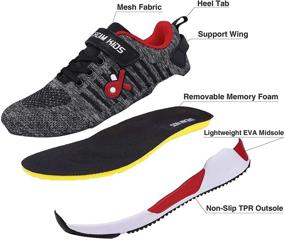 img 2 attached to Breathable Lightweight Running Sneakers for Casual Girls - Shoes