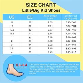 img 3 attached to Breathable Lightweight Running Sneakers for Casual Girls - Shoes