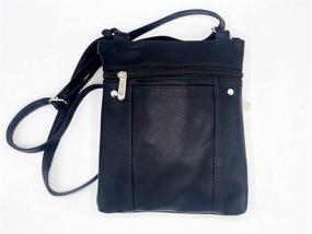 img 3 attached to 👜 Handcrafted Small Leather Crossbody Purse Handbag for Women by Goson Leather