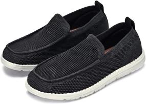 img 4 attached to ITAZERO Casual Boat Walking Stretch Slip Loafers Shoes Men's Shoes