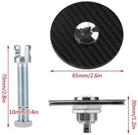 img 3 attached to Release KIMISS Universal Carbon Engine Exterior Accessories and Hood Scoops & Vents