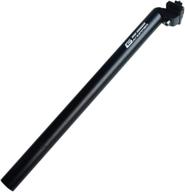 ganopper 450mm long seatpost: alloy aluminium micro adjustable head for mtb and road bicycles – 6 logo