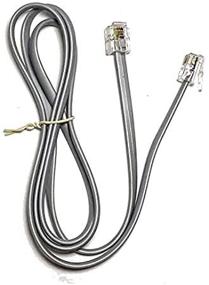 img 1 attached to Telephone Cords Silver Satin Conductor Office Electronics