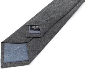 img 2 attached to Cotton Skinny Necktie for Men – Chambray, 👔 Perfect Men's Accessories for Ties, Cummerbunds & Pocket Squares