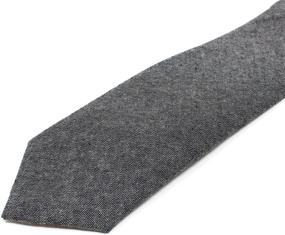 img 1 attached to Cotton Skinny Necktie for Men – Chambray, 👔 Perfect Men's Accessories for Ties, Cummerbunds & Pocket Squares