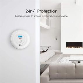 img 3 attached to X-Sense SC08 10-Year Battery Smoke and Carbon Monoxide Detector with LCD Display, Dual Sensor Smoke and CO Alarm, UL 217 & UL 2034 Compliant, Auto-Check Technology