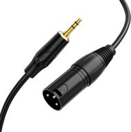 кабель cablecreation 3,5 мм к xlr 10ft - качественное аудио подключение с iphone, ipod, планшетом, ноутбуком, микрофоном, усилителем и аудио платой - xlr кабель 3,5 мм для идеального звукового передачи - длина 3 метра логотип