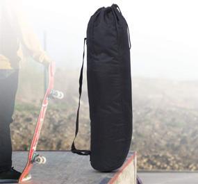 img 3 attached to 🛹 Vbestlife Thick Skateboard Bag: Waterproof Single Shoulder Skateboard Bag for Sport Gear Equipment - 600D Oxford Cloth - MS2109