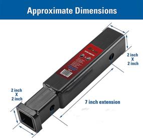 img 1 attached to 62014 Trailer Receiver Adapter Extension