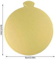 🌟 glamorous gojoys gold mini cake boards: elevate your desserts with style logo